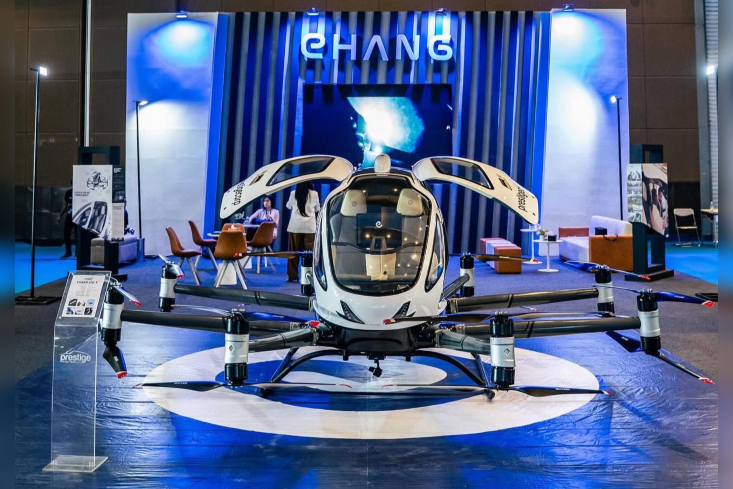 Taksi Terbang EHang 216-s Siap Terbang Di IKN 2028