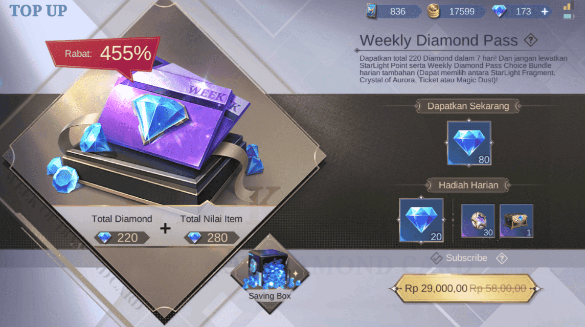 Tips Hemat Diamond Mobile Legends
