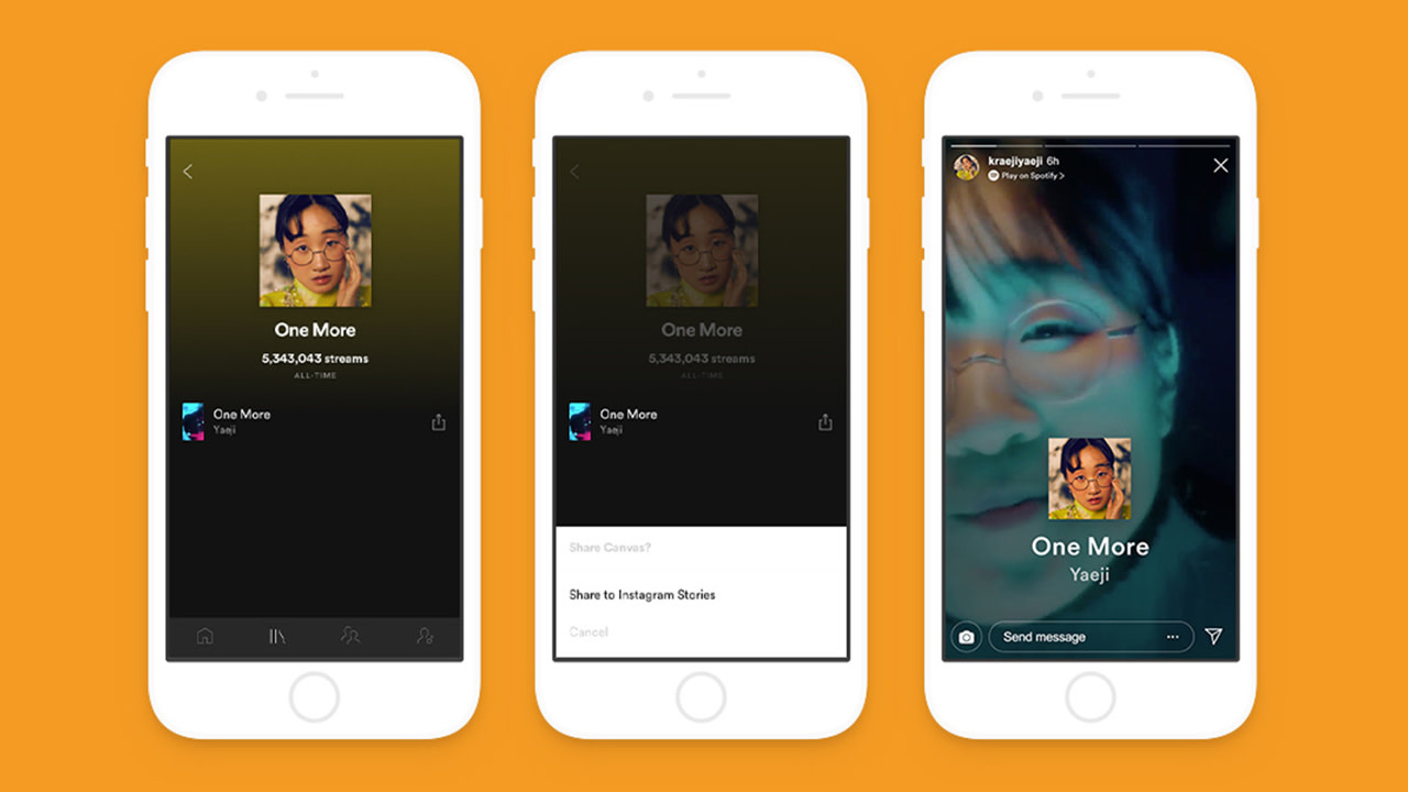 Instagram Kini Bisa Putar Lagu Spotify