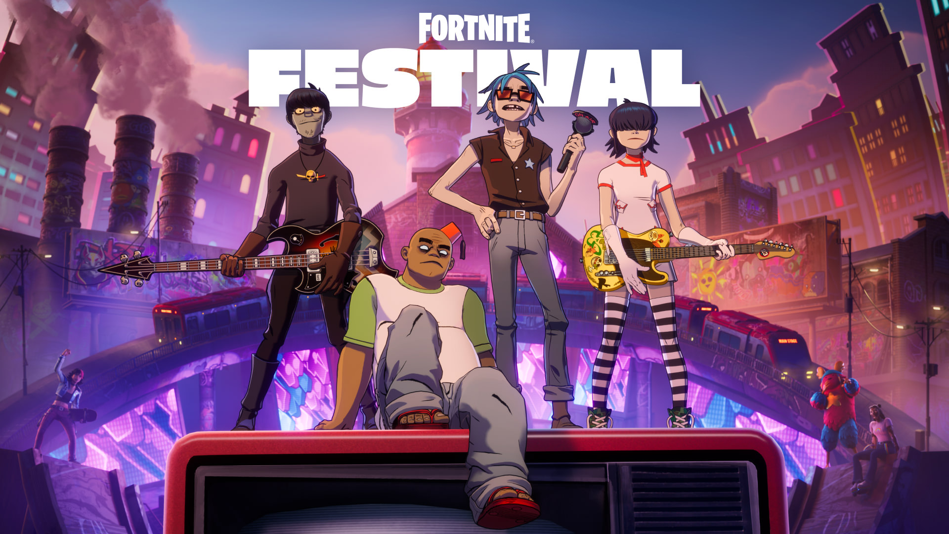 Gorillaz Ramaikan Fortnite Festival Season 10