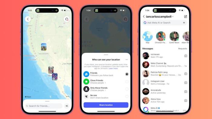 Instagram Map Resmi Hadir di Indonesia