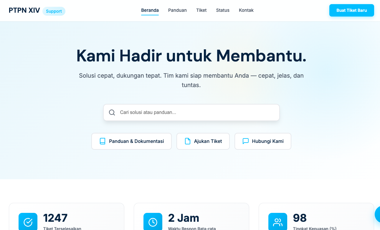 Transformasi Digital PTPN XIV