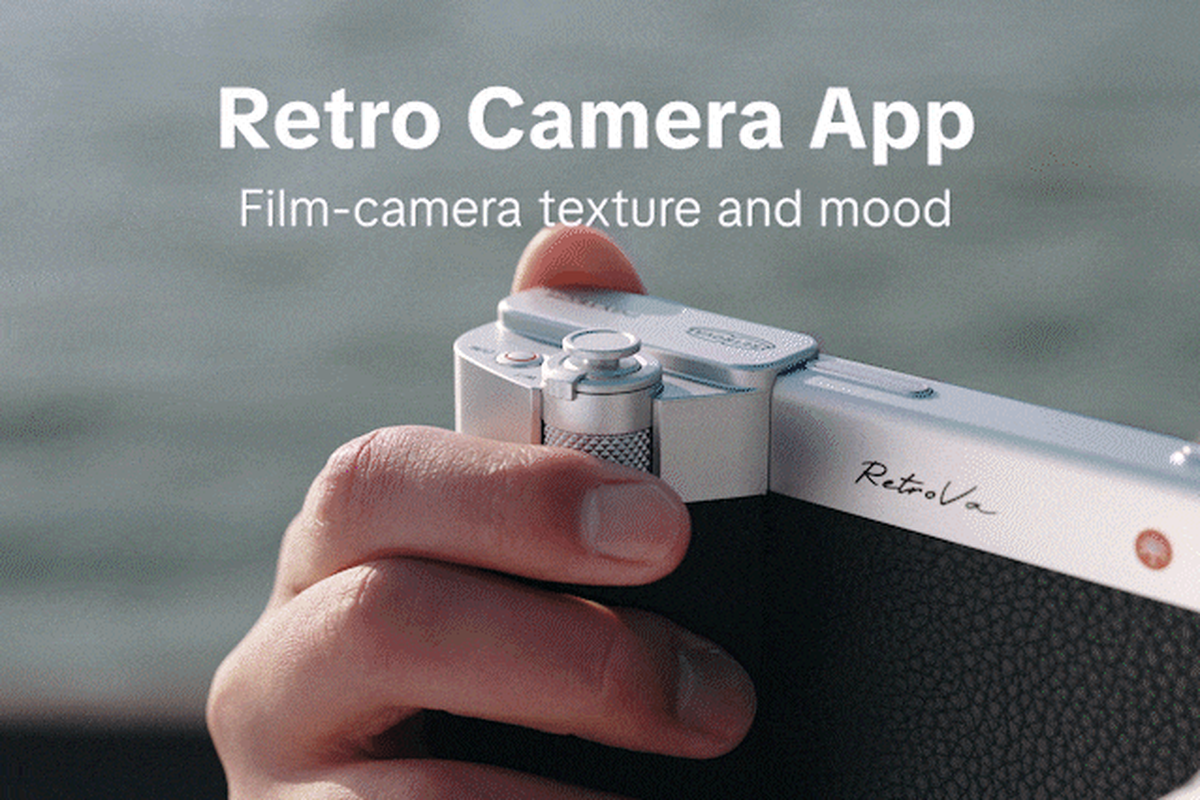 Casing iPhone Kamera Retro