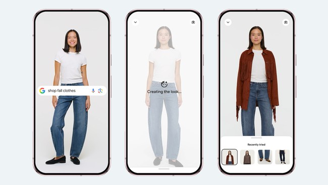 Google Hadirkan Fitur Coba Outfit