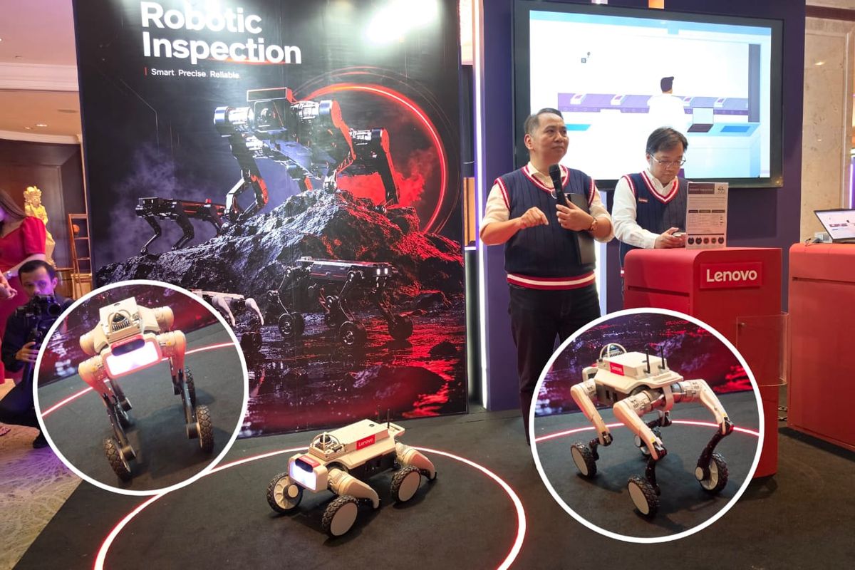 Robot Anjing Lenovo Unjuk Gigi