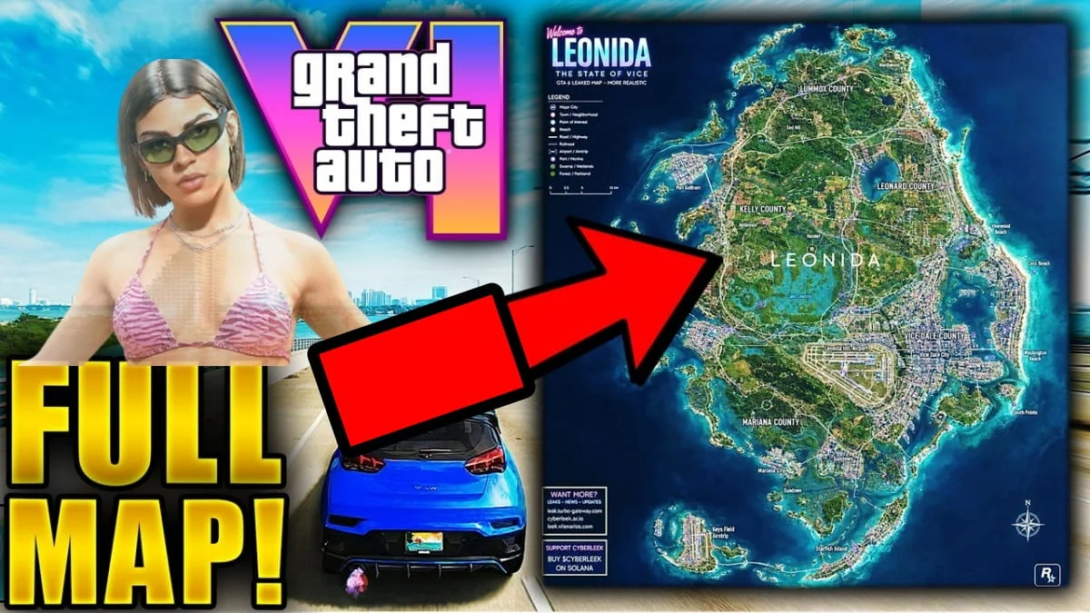 Peta GTA 6 Kembali Bocor
