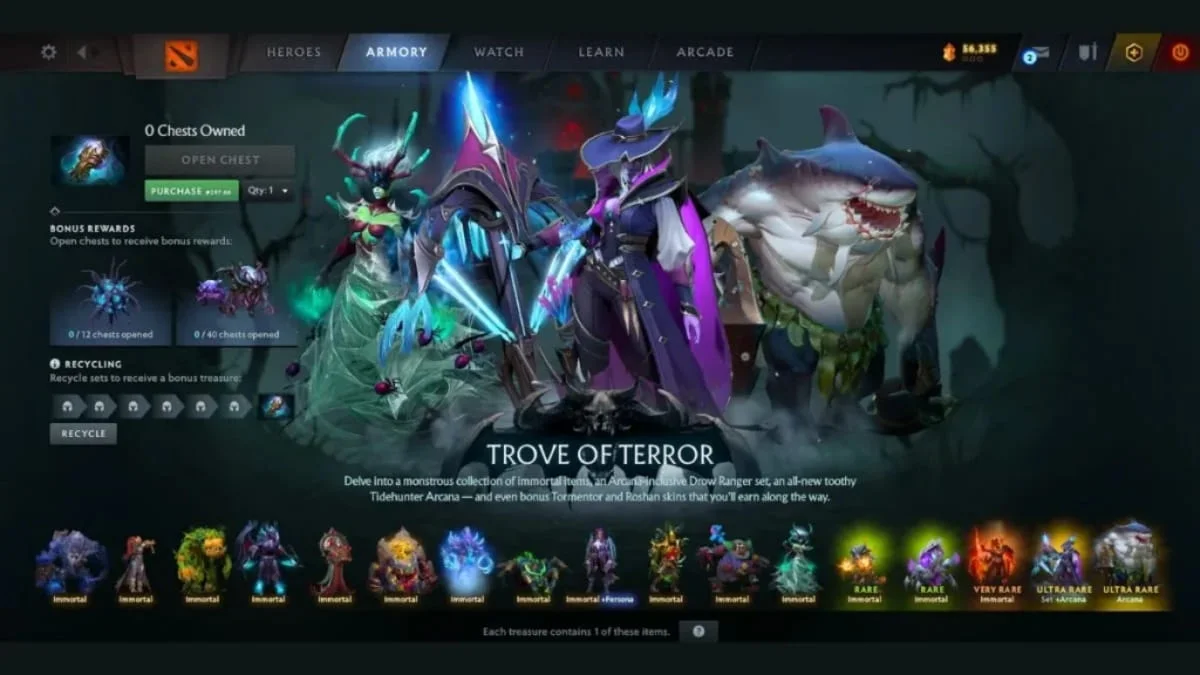 Dota 2 Rilis Trove of Terror