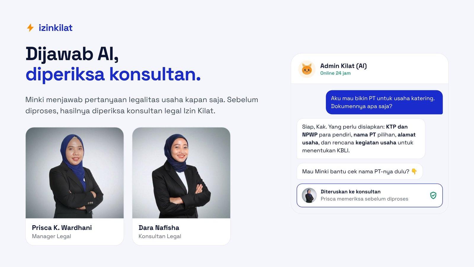 AI Bantu Pengusaha Pahami Legalitas