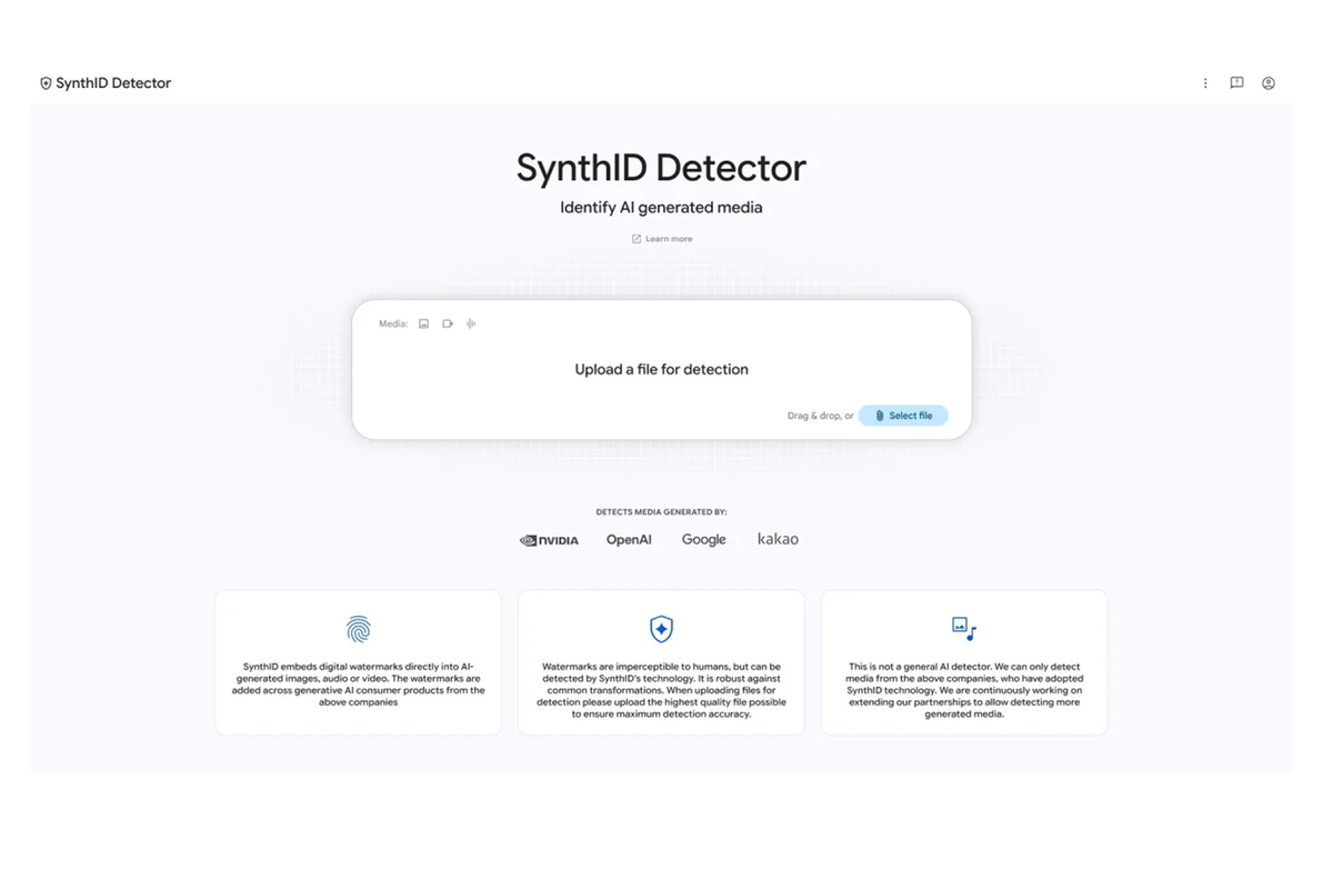 Google Buka SynthID Detector untuk Publik